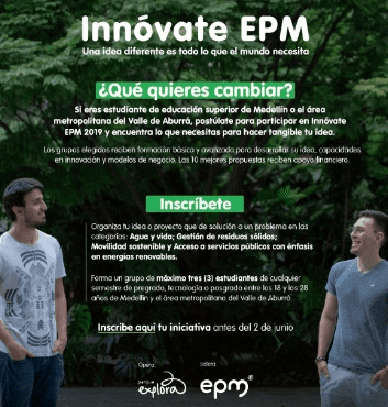 Innóvate EPM invita a universitarios a participar en su cuarto concurso