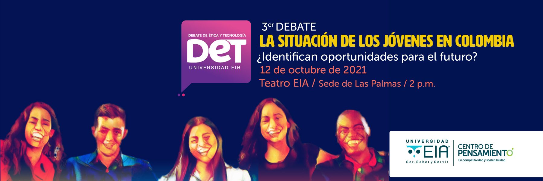 3.er Debate de Ética y Tecnología: La situación de los jóvenes en Colombia