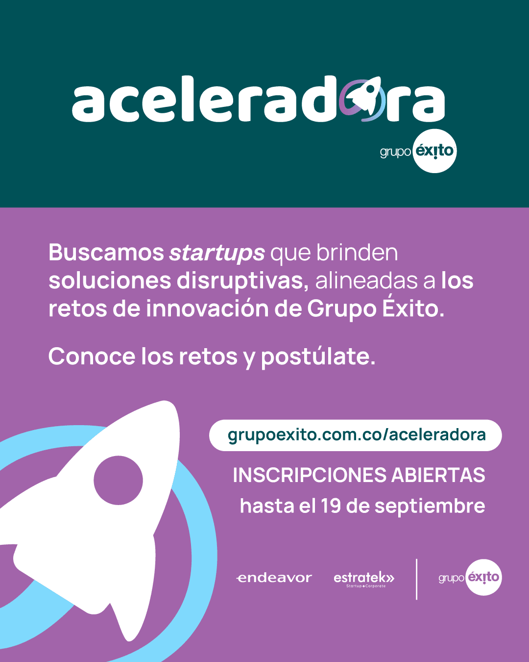 Grupo Éxito busca startups disruptivas a nivel nacional e internacional