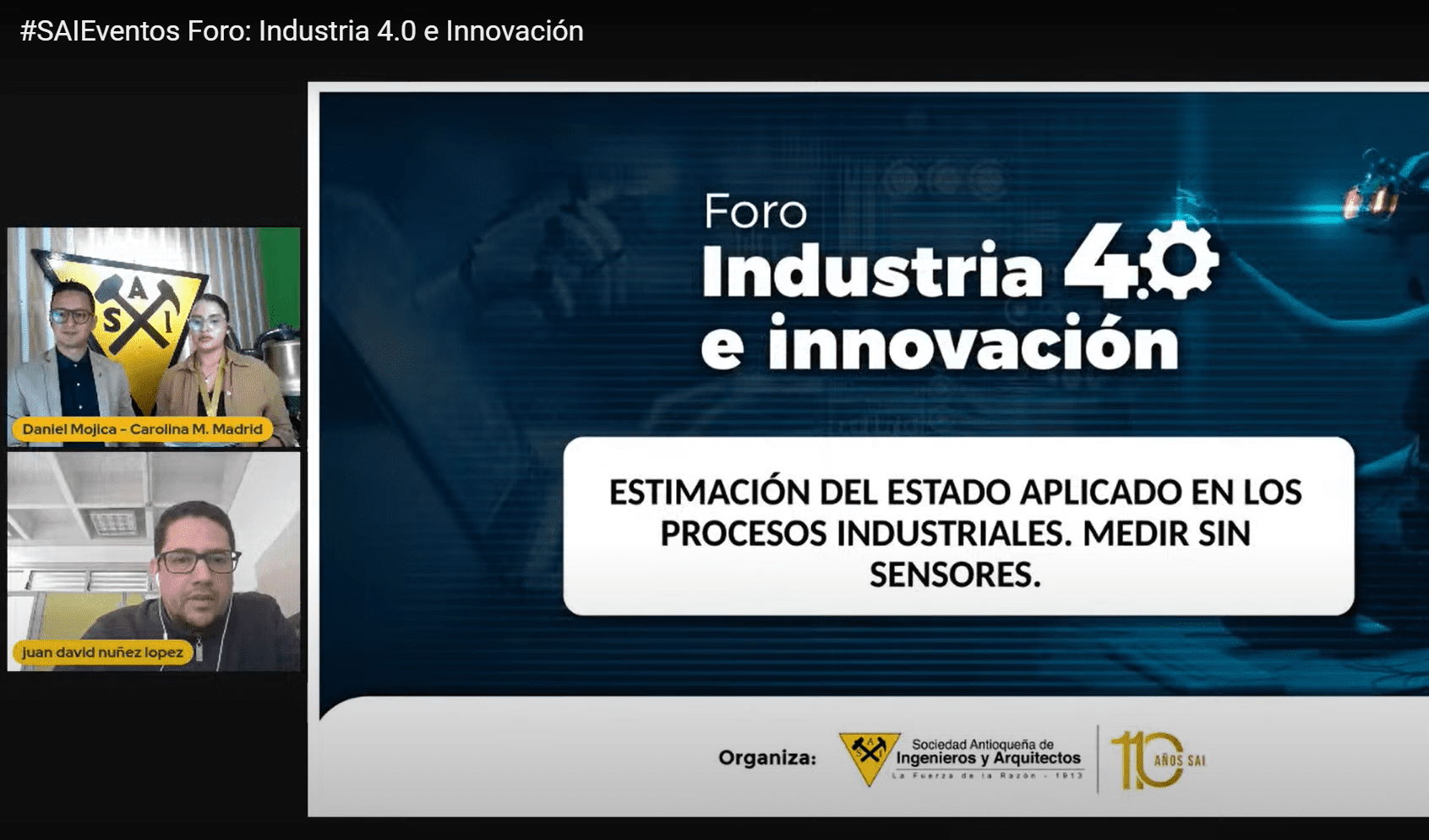 Representación de la EIA en el Foro Industria 4.0 e Innovación SAI